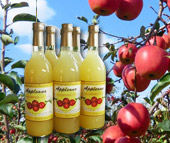 ヤマサンりんご園のりんごジュースの写真